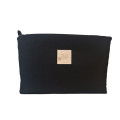 Kosmetiktasche, schwarz, Größe M