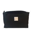 Kosmetiktasche, schwarz, Größe L